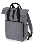 BAGBASE RECYCLED TWIN HANDLE ROLL-TOP LAPTOP BACKPACK BG18L