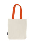 Neutral Twill Bag with Contrast Handles