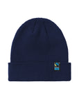 Neutral Organic Cotton Mixed Knit Beanie