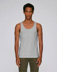Stanley Stella Runs Men's Tank Top Heather Grey