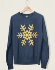 8-bit gold snowflake
