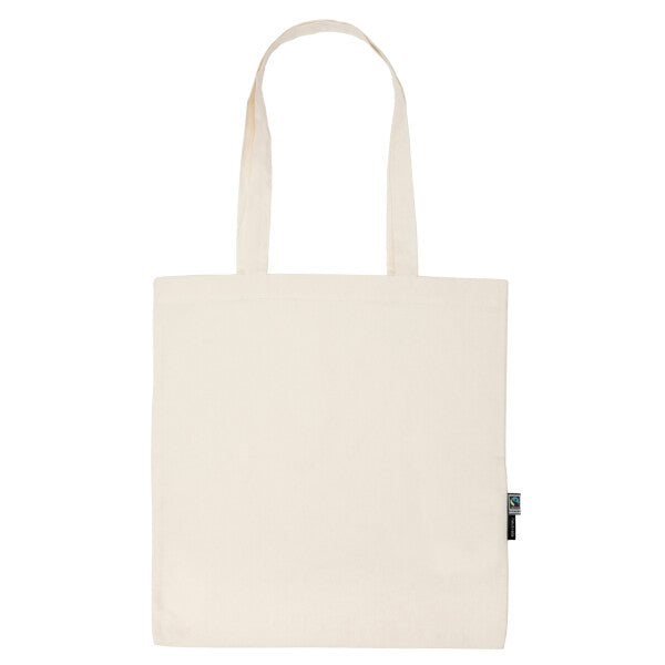 FAIRTRADE ORGANIC SHOPPING BAG, LONG HANDLES O90014