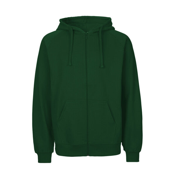 NEUTRAL UNISEX TIGER COTTON ZIP HOODIE T63301