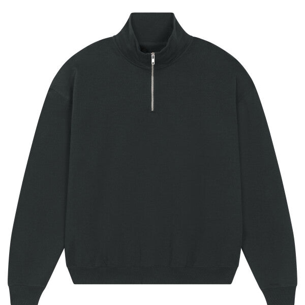 STANLEY/STELLA MILLER DRY - ORGANIC BOXY DRY FEEL QUARTER ZIP STSU795