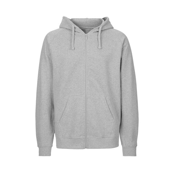 NEUTRAL UNISEX TIGER COTTON ZIP HOODIE T63301