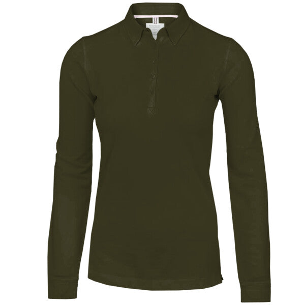 NIMBUS WOMEN’S CARLINGTON – DELUXE LONG SLEEVE POLO SHIRT NB71F