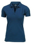 NIMBUS WOMEN’S HARVARD V-NECK – STRETCH DELUXE POLO SHIRT NB52F