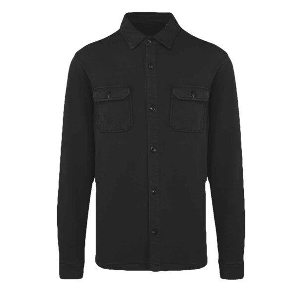 NATIVE SPIRIT NATIVE SPIRIT FADED BRUSHED FLEECE OVERSHIRT NS521