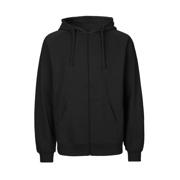 NEUTRAL UNISEX TIGER COTTON ZIP HOODIE T63301