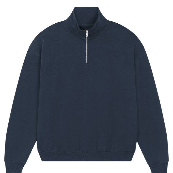 STANLEY/STELLA MILLER DRY - ORGANIC BOXY DRY FEEL QUARTER ZIP STSU795