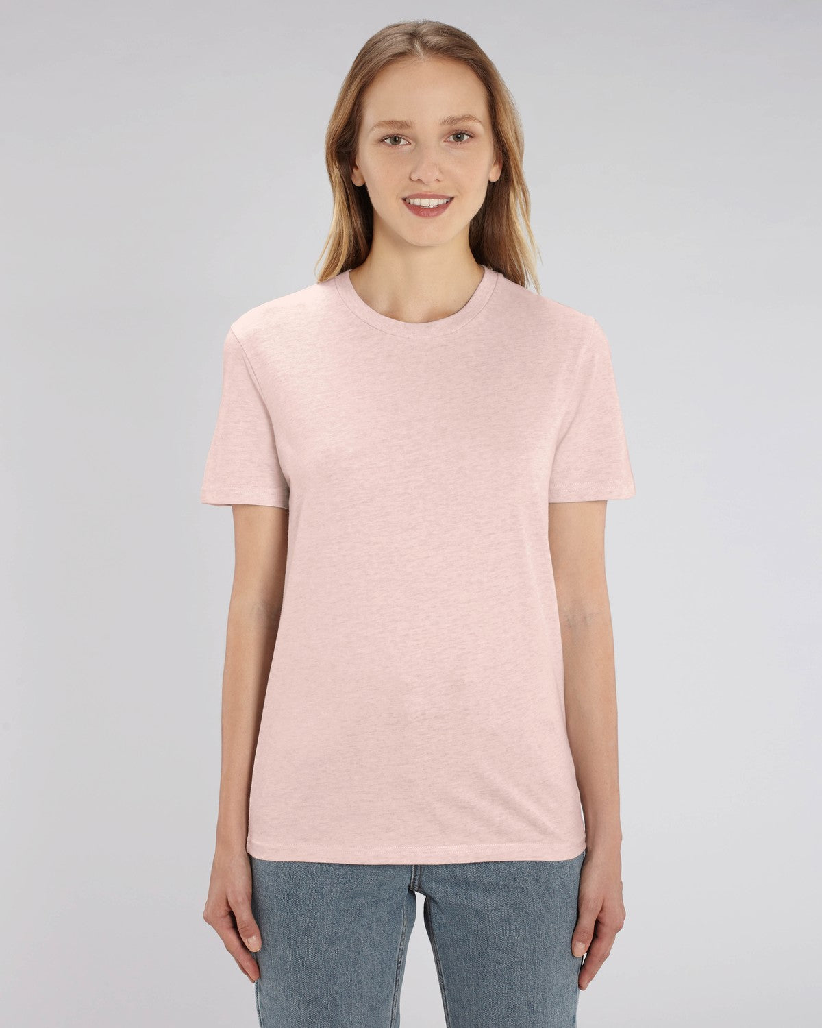 Stanley Stella Creator Unisex T-Shirt Cream Heather Pink