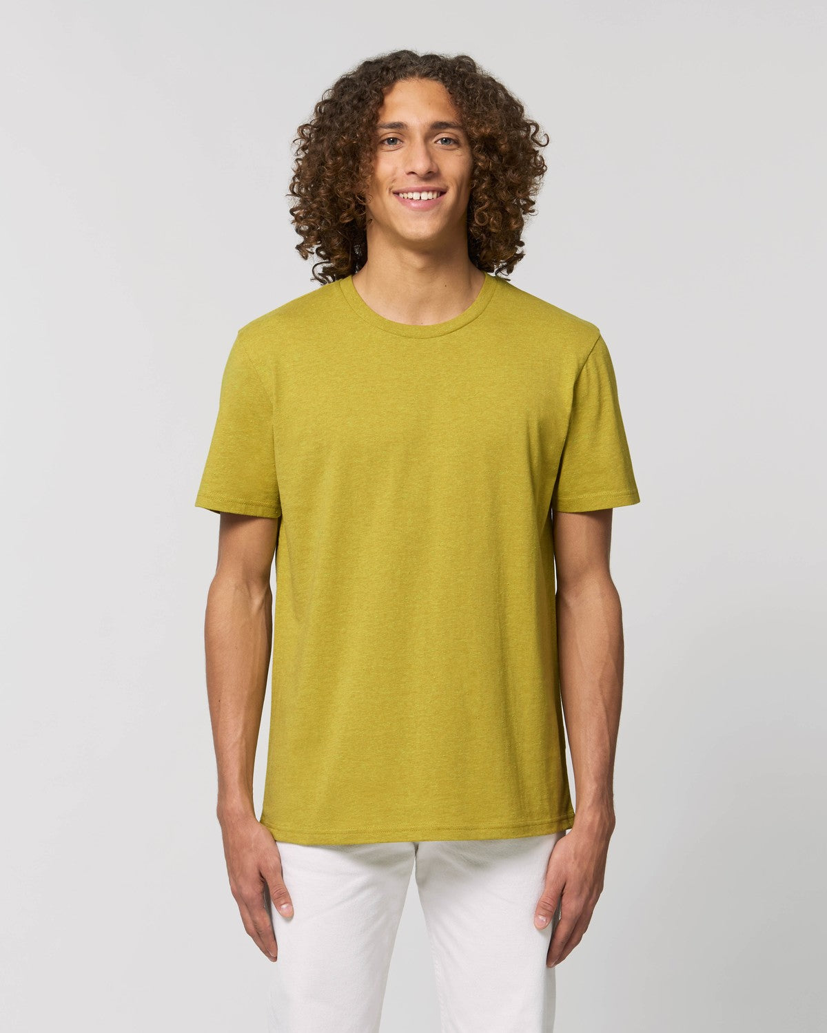 Stanley Stella Creator Unisex T-Shirt Heather Neppy Lemon Grass