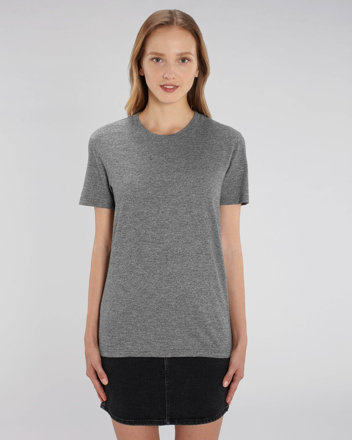 Stanley Stella Creator Unisex T-Shirt Marble Slub Heather Black