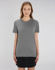 Stanley Stella Creator Unisex T-Shirt Marble Slub Heather Black