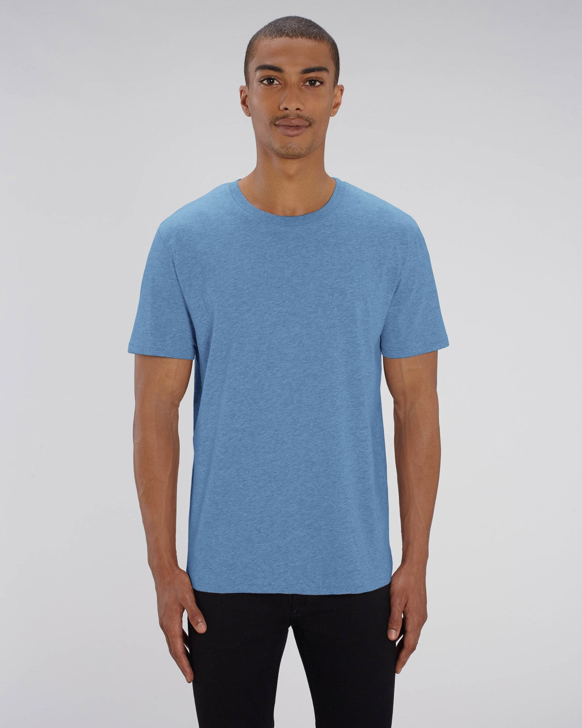 Stanley Stella Creator Unisex T-Shirt Mid Heather Blue