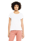 Continental Clothing EP12 Women's Rolled Sleeve T-Shirt White