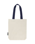 Neutral Twill Bag with Contrast Handles