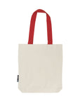 Neutral Twill Bag with Contrast Handles
