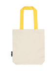 Neutral Twill Bag with Contrast Handles