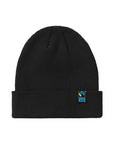 Neutral Organic Cotton Mixed Knit Beanie