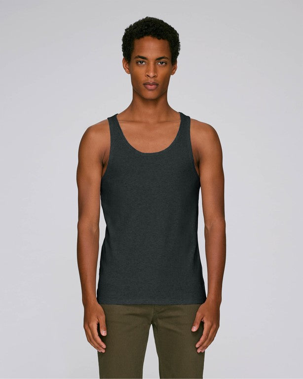 Stanley Stella Runs Men's Tank Top Dark Heather Grey