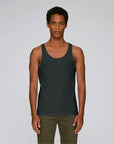 Stanley Stella Runs Men's Tank Top Dark Heather Grey