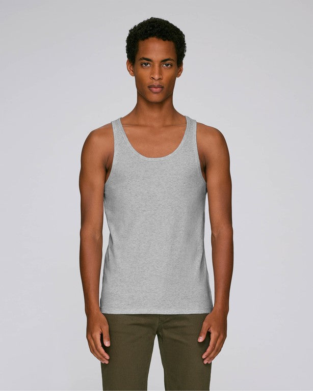 Stanley Stella Runs Men's Tank Top Heather Grey