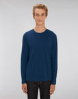Stanley Stella Shuffler Men's Long Sleeve T-Shirt Black Heather