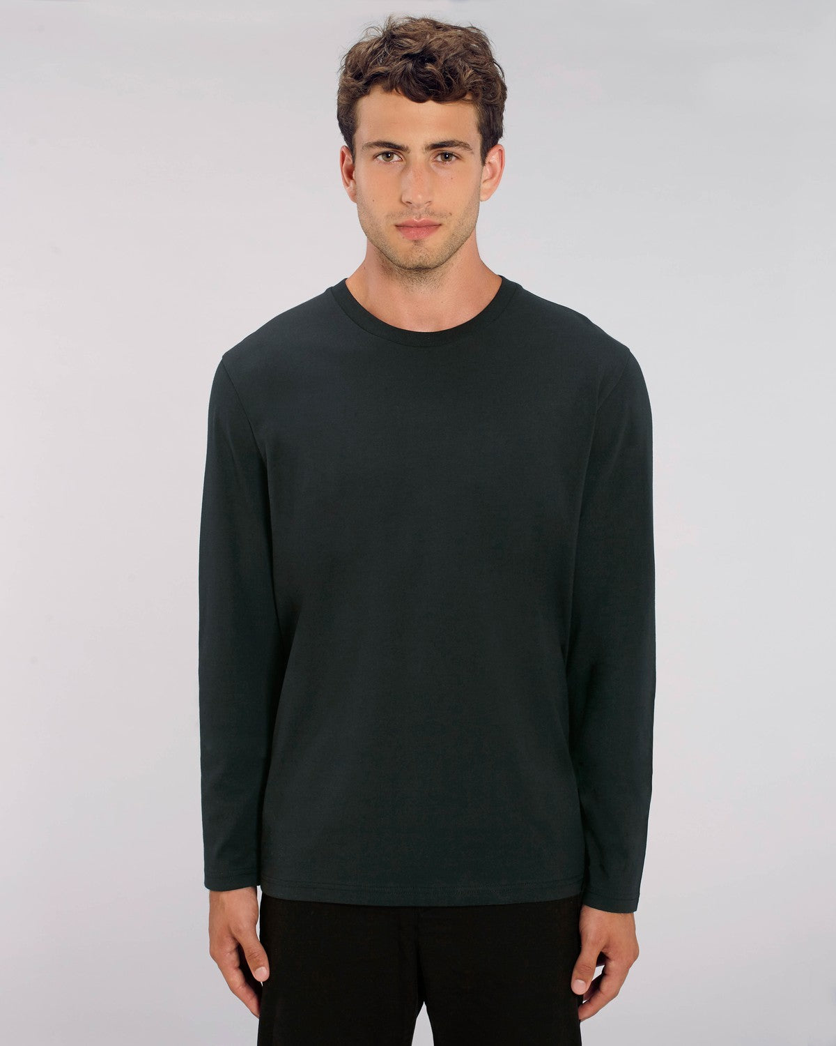 Stanley Stella Shuffler Men's Long Sleeve T-Shirt Black