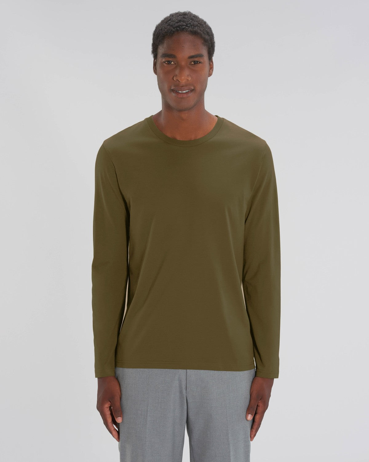 Stanley Stella Shuffler Men's Long Sleeve T-Shirt British Khaki