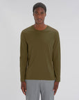 Stanley Stella Shuffler Men's Long Sleeve T-Shirt British Khaki