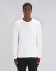 Stanley Stella Shuffler Men's Long Sleeve T-Shirt White