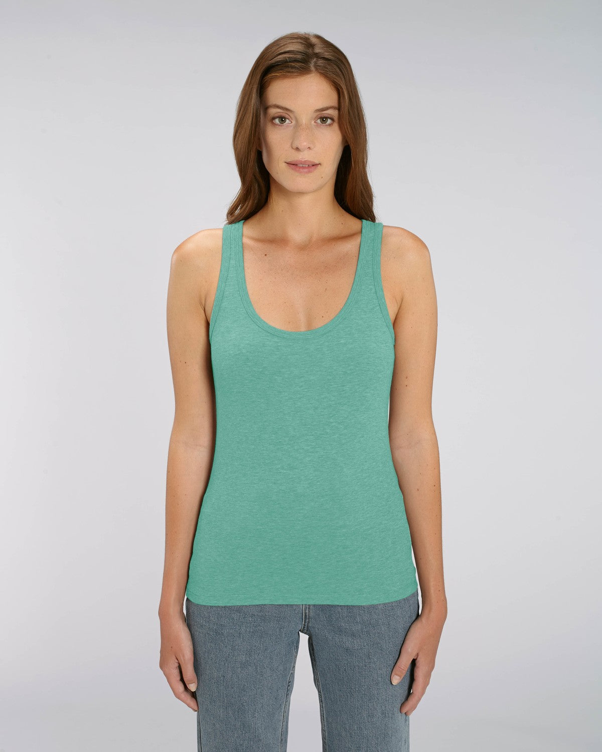 Stanley Stella Dreamer Women's Tank Top Mid Heather Green
