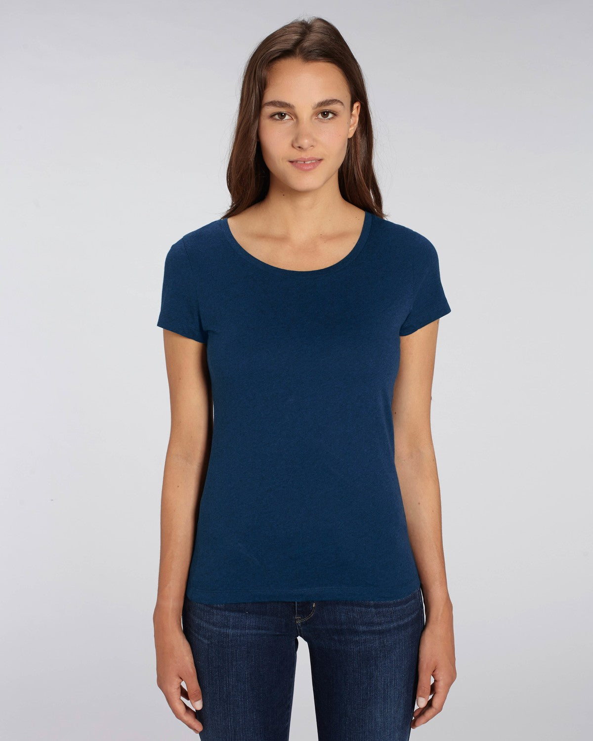 Stanley Stella Lover Women's T-Shirt Black Heather Blue