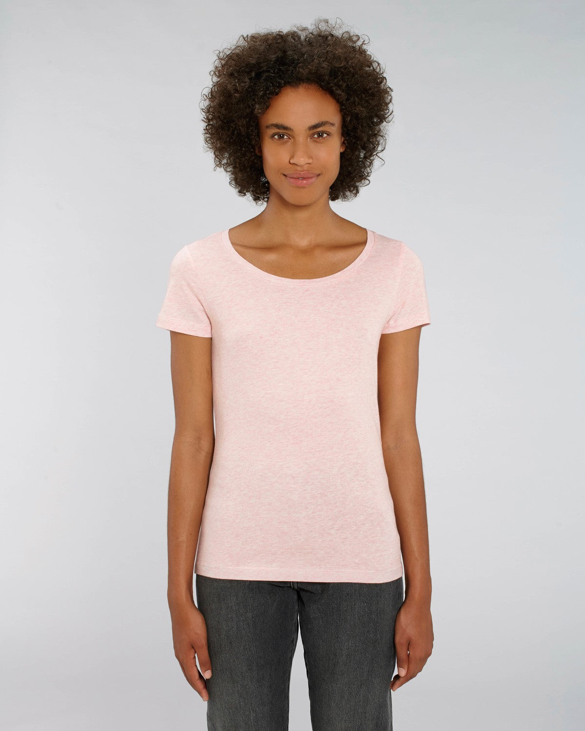 Stanley Stella Lover Women's T-Shirt Cream Heather Pink
