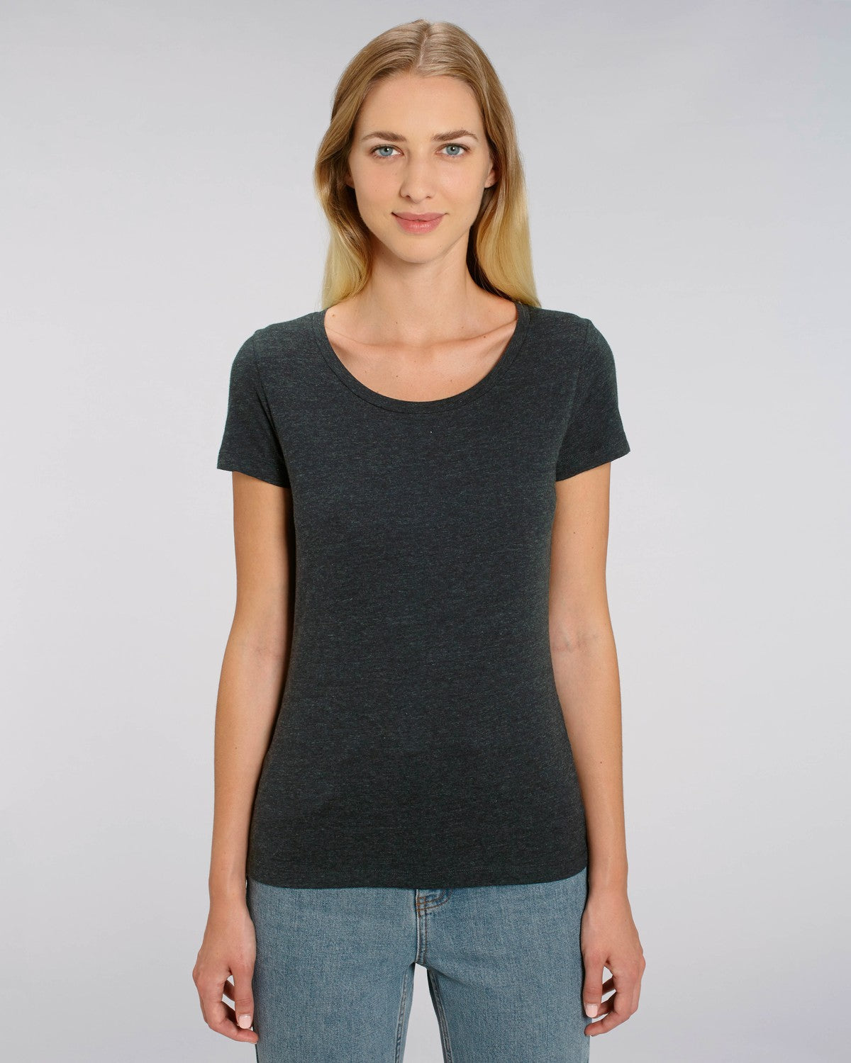 Stanley Stella Lover Women's T-Shirt Black Heather Denim