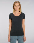 Stanley Stella Lover Women's T-Shirt Black Heather Denim
