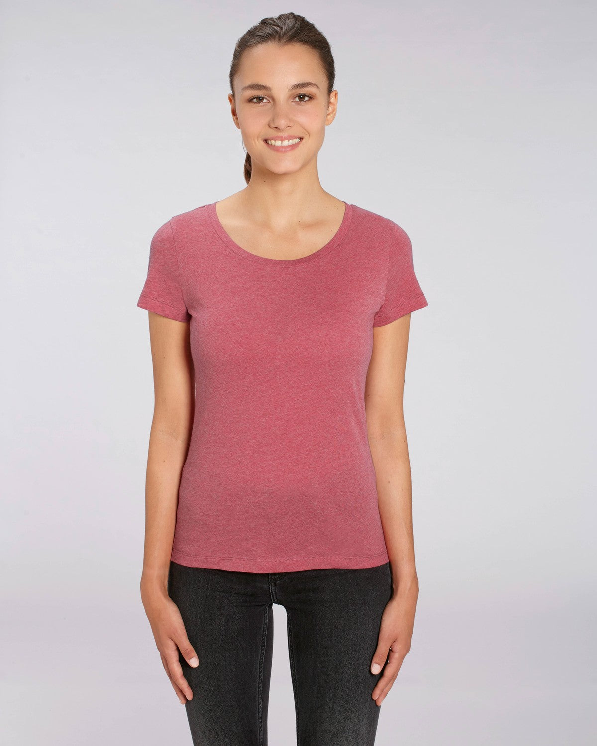 Stanley Stella Lover Women's T-Shirt Heather Cranberry