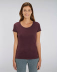 Stanley Stella Lover Women's T-Shirt Heather Grape Red