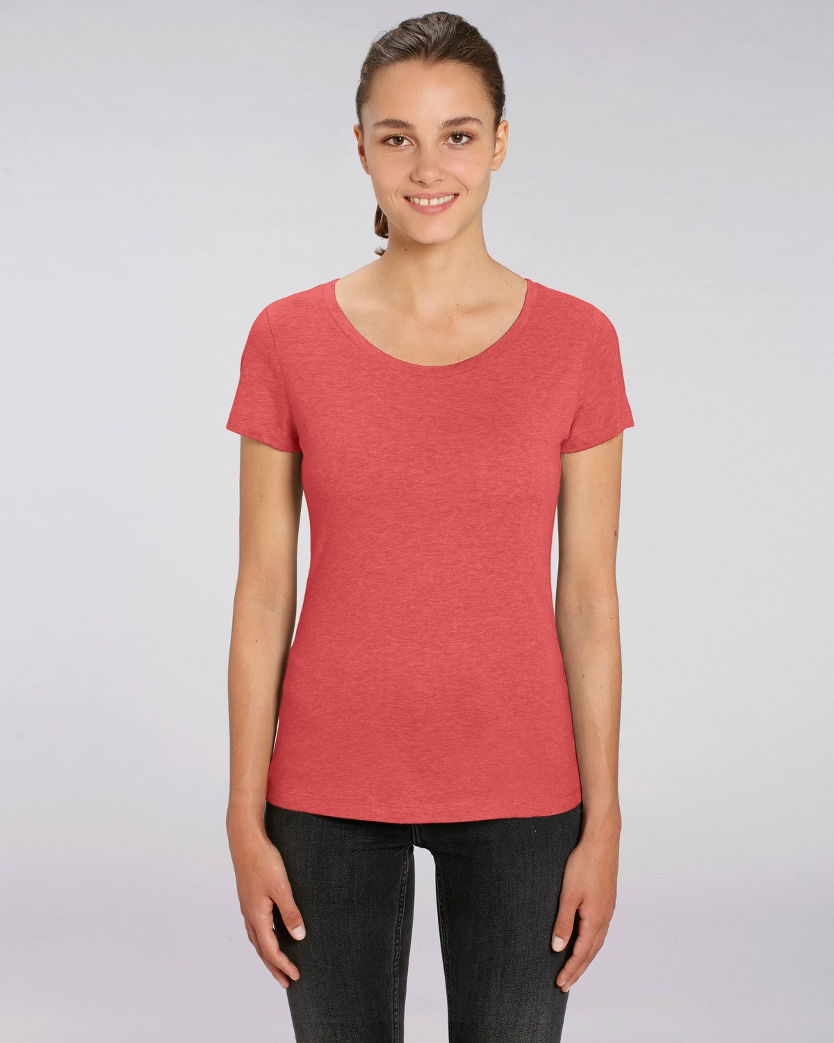 Stanley Stella Lover Women's T-Shirt Mid Heather Red