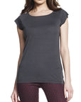 N43 Bamboo Viscose Women's T-shirt charcoal grey