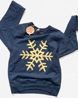 8-bit gold snowflake